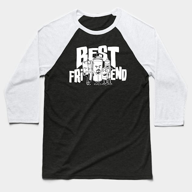 Best Friends Baseball T-Shirt by Whatastory